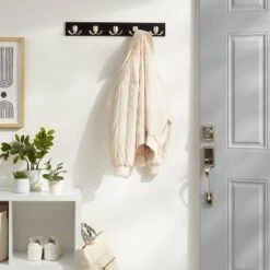 Modern Octopus 5 Rail Nickel Hooks Black - Brightroom™