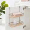 Over The Cabinet Tiered Shelves With Wood - Brightroom™