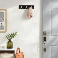 Modern Octopus 3 Rail Nickel Hooks Black - Brightroom™